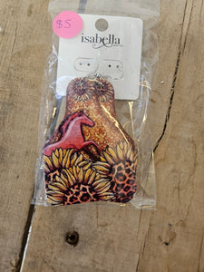 Sunflower cow tag