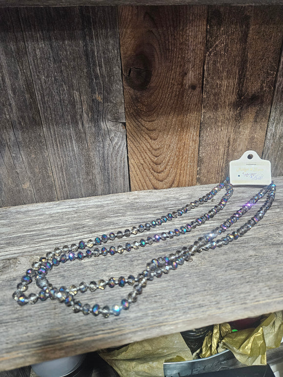 Holographic Beaded necklace