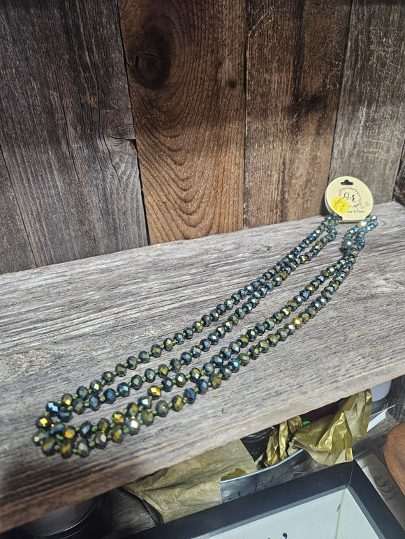 Sea Green Beaded Necklace
