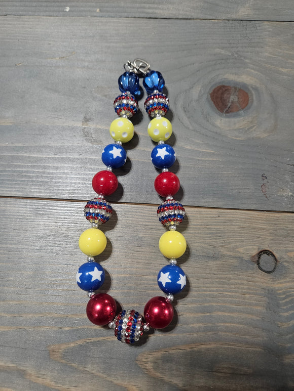 Star Blue Children Necklace
