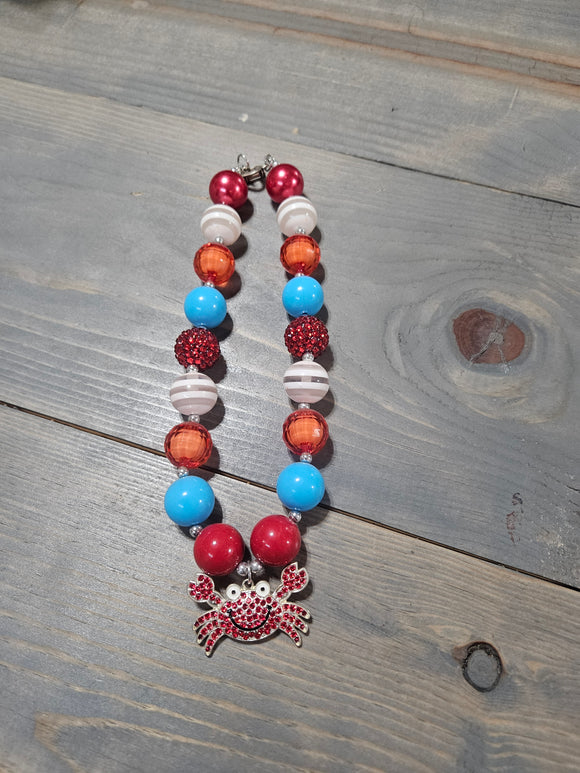 Red Crab Children Necklace