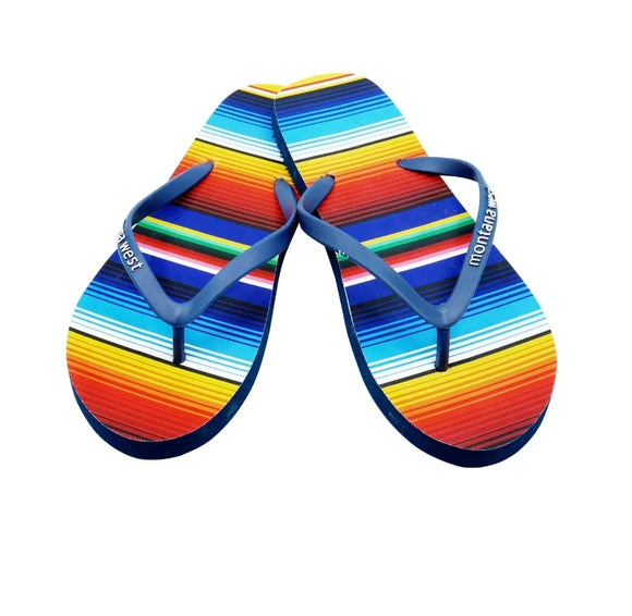 Montana Serape Collection Women's Flip Flops 