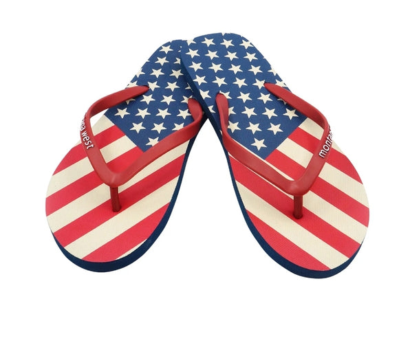 Montana West American Pride Collection Women's Thin Flip Flops