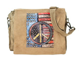 Peace Flag Tent Crossbody