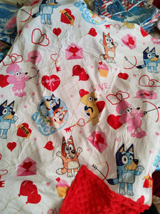 Character Blanket love