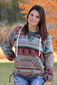 Maroon Aztec
