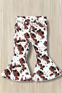 Cow print Bell Bottoms