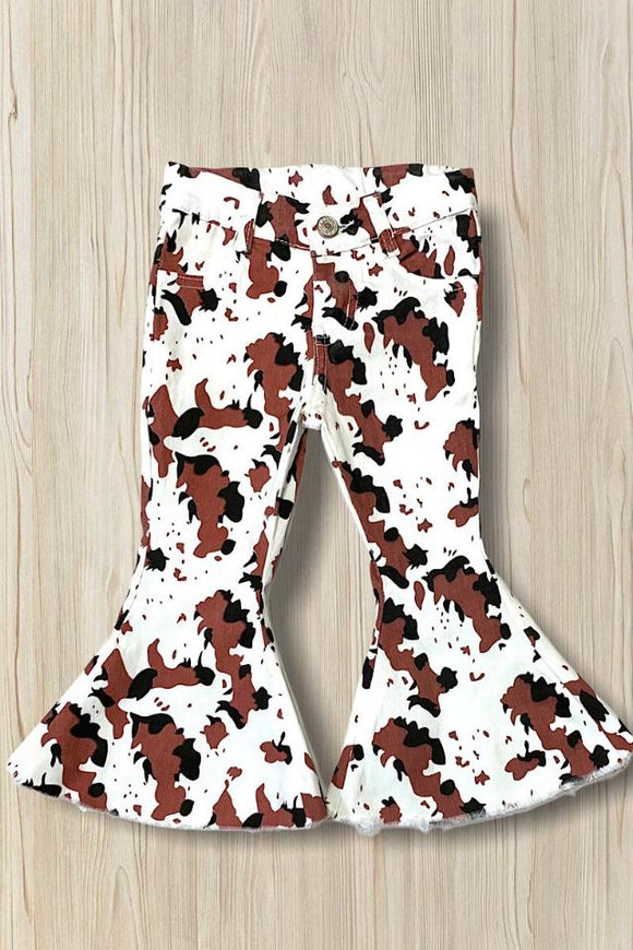 Cow print Bell Bottoms